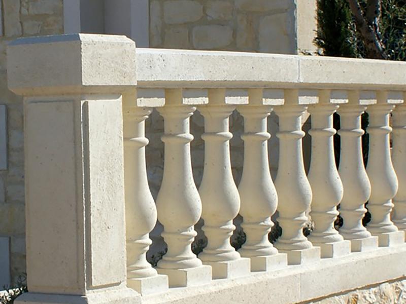Balustrade pierre reconstituée Poupelin